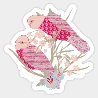 Viva Magenta Galahs Sticker